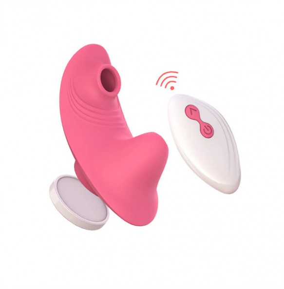 Invisible Magnetic Wearable Vibrator (Chargeable - Red Rose)